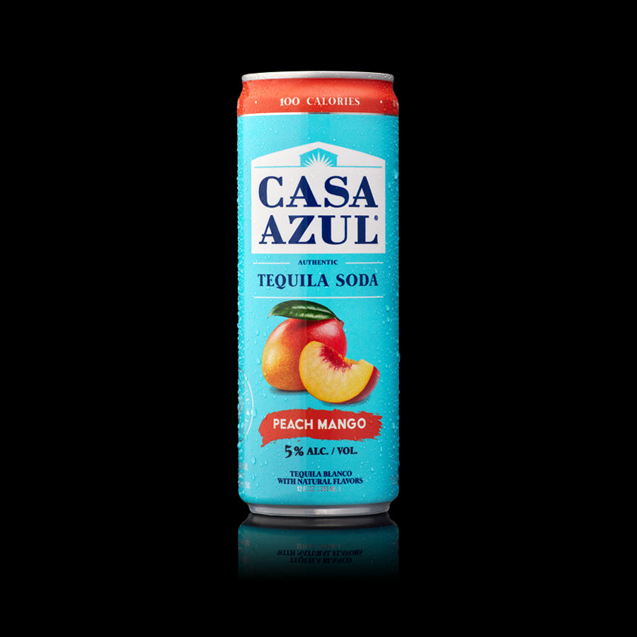 Peach Mango Tequila Soda, 4-Pack