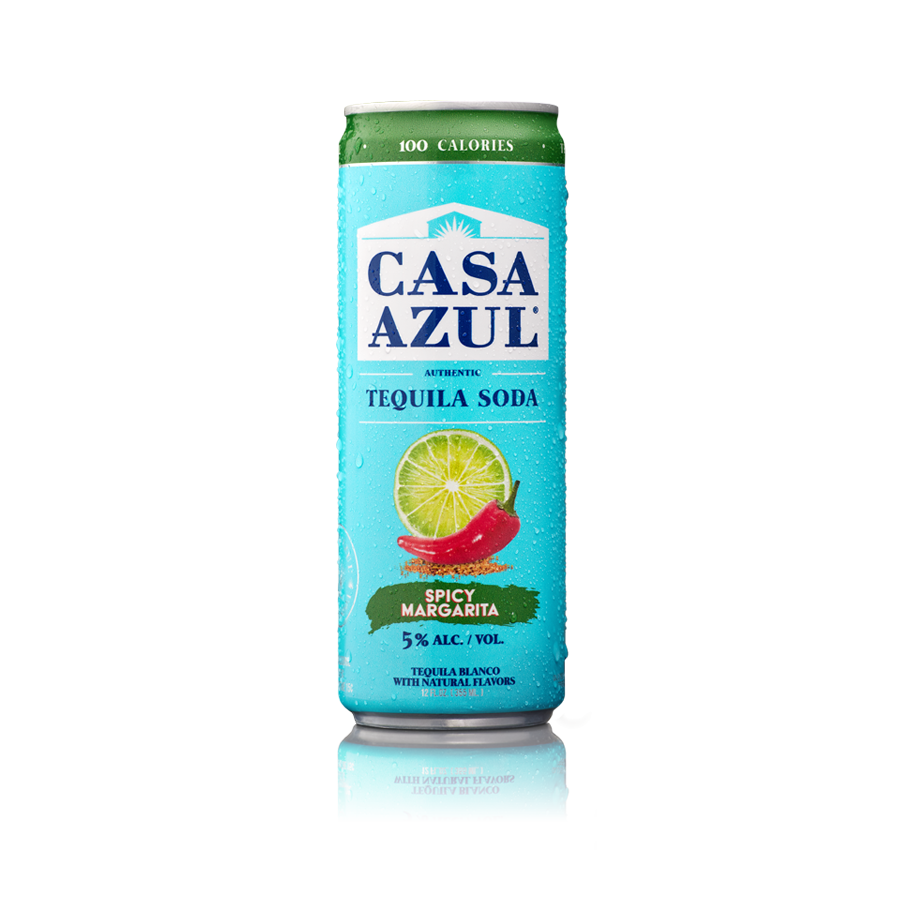 Spicy Margarita, 4-pack - Casa Azul Tequila Soda